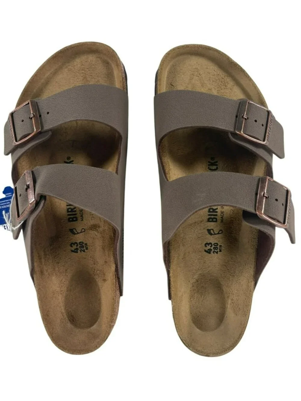Birkenstock Arizona BS Mocca Sandals Outdoor Comfy Regular Fit Men's Size 10 NEW